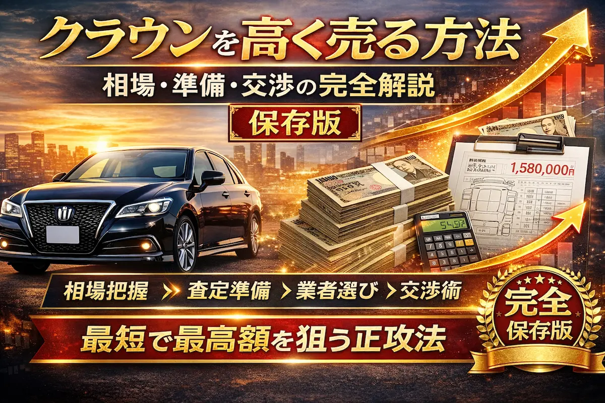 クラウン高く売る方法